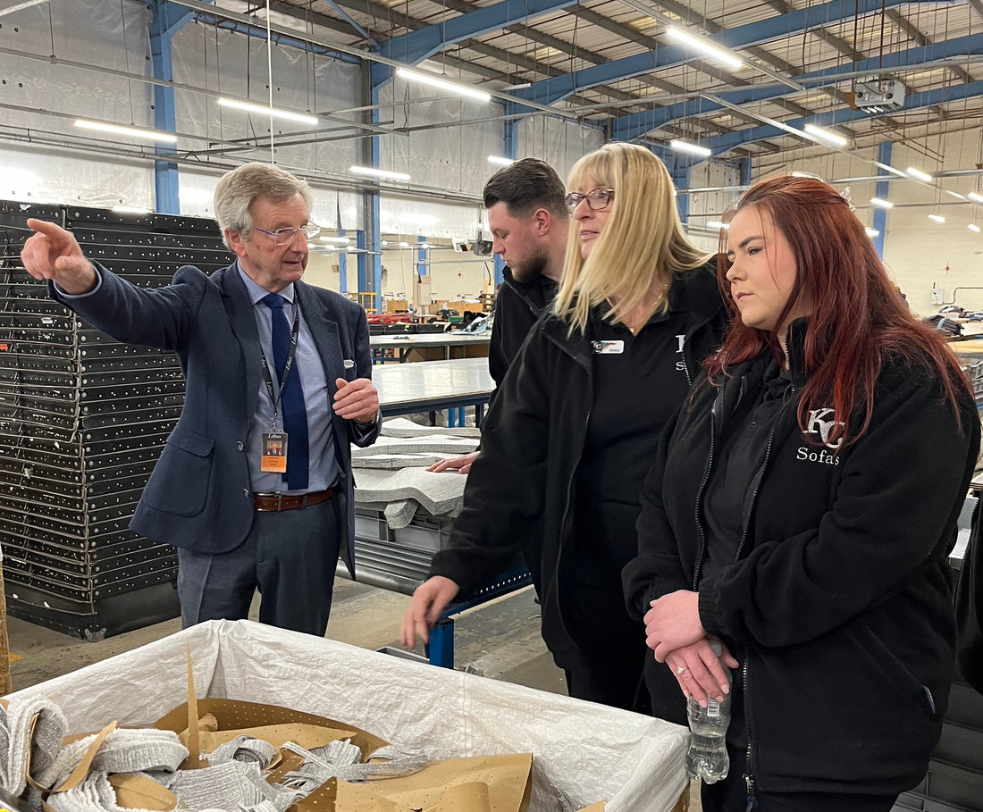 A Behind-the-Scenes Journey: Sales Staff Visit Lebus Upholstery Factory