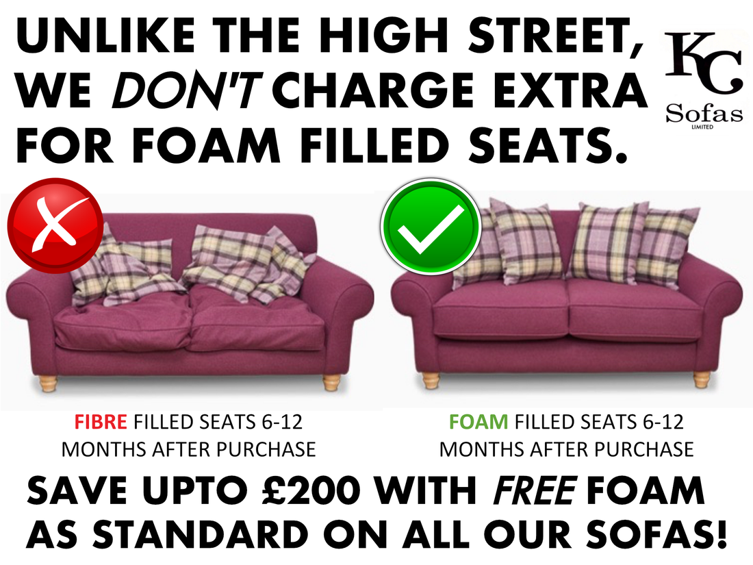 Fibre filled sofa best sale