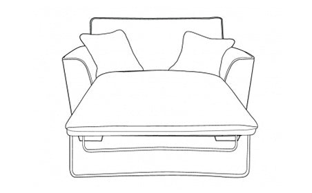 Fantasy 120cm/2DB Deluxe Sofa Bed