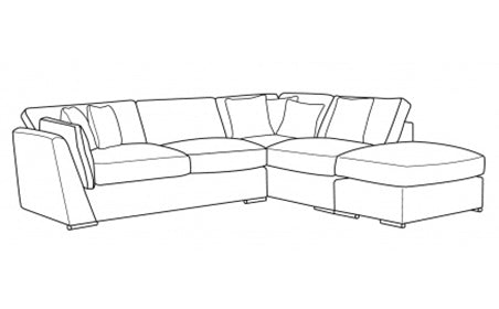 Arizona (L2, RFC, P) Right Hand Facing Corner Sofa