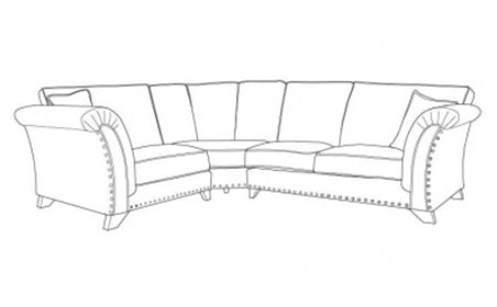 Veda (L1, CO, R2) Formal Back Corner Sofa