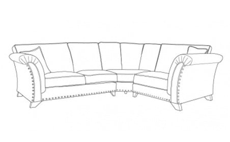 Veda (L2, CO, R1) Formal Back Corner Sofa