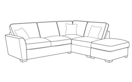 Fantasy (L2, RFC, P) Right Hand Facing Formal Back Corner Sofa