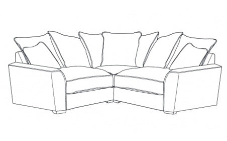 Fantasy (L1, CO, R1) Pillow Back Corner Sofa