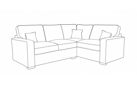 Chic (L2,CO,R1) Right Hand Facing Formal Back Corner Sofa