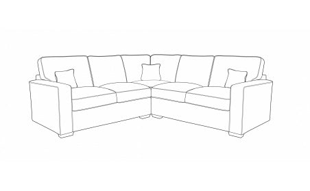 Chic (L2, CO, R2) Formal Back Corner Sofa