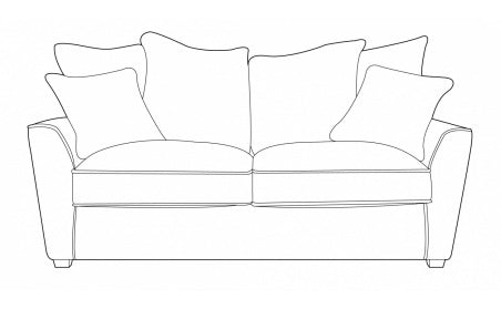 Reverie 2 Seater Pillow Back Sofa