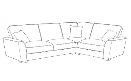 Reverie (L2, R2C) Right Hand Facing Formal Back Corner Sofa