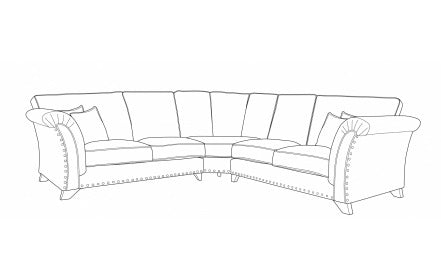 Wallace (L2, CO, R2) Formal Back Corner Sofa