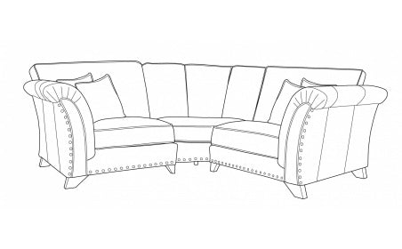 Wallace (L1,CO,R1) Formal Back Corner Sofa