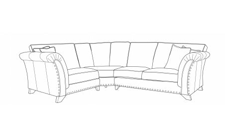Wallace (L1, CO, R2)Left Hand Facing Formal Back Corner Sofa