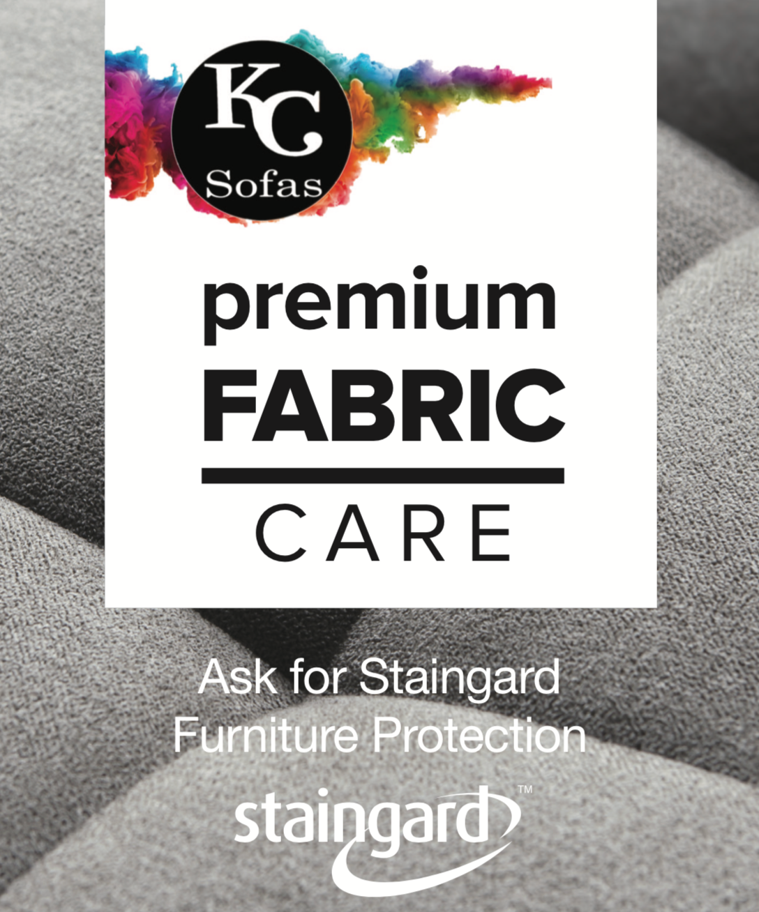 Staingard 5 Year Protection Plan (Fabric) Care Plan- KC Sofas