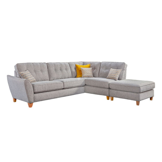 Ashleigh Large 1 Arm (Including Footstool) Right Hand Chaise Formal Back Corner Sofa