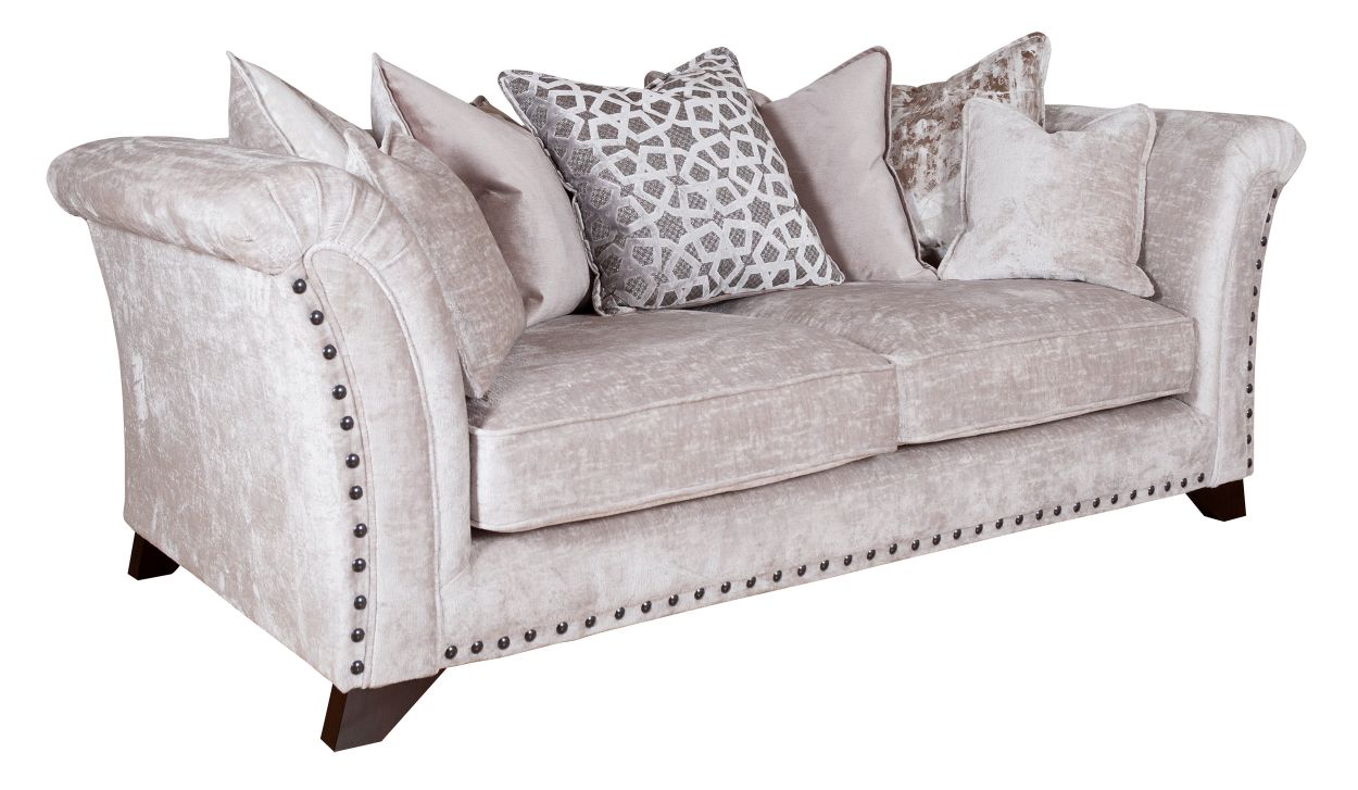 Veda 3 Seater Pillow Back Sofa