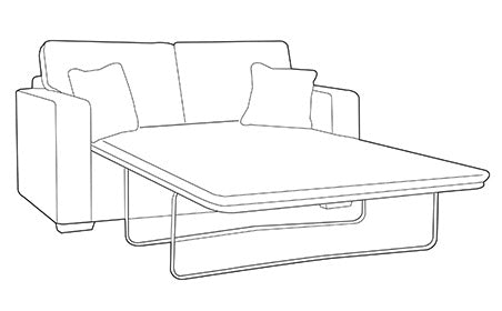 Chic 140cm/3SB Standard Sofa Bed