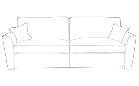 Reverie 4 Seater Formal Back Modular Sofa